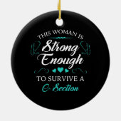 Terugwinning van vrouwen uit de C-sectie Keramisch Ornament (Achterkant)