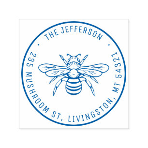  terugzendadres honingbijen  zelfinktende stempel