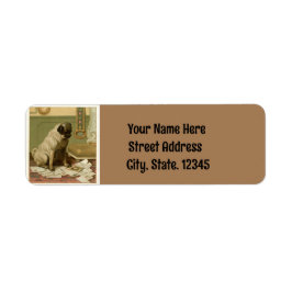 terugzendadres label