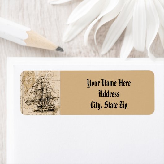 terugzendadres verzendkaart etiket