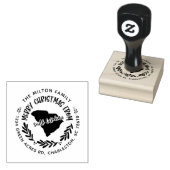 terugzendadres zuid - carolina merry kerst rubberstempel (Gestempeld)