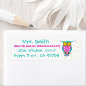  terugzendadreslabels van uilleraar etiket (Insitu)