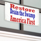 Terugzetten Amerika eerste afvoer van het moerasbl Spandoek (Buitenkant Gebouw)