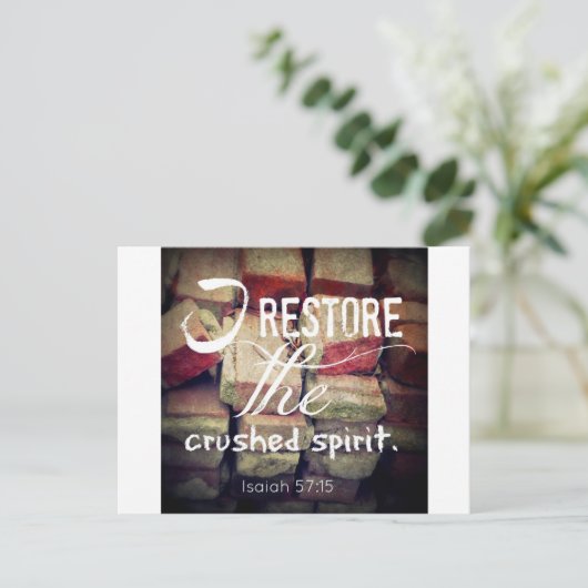 Terugzetten Briefkaart (Staand voorkant)