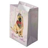 Tervuren Heart Ma Medium Gift Bag Cadeauzakje (Achterkant Gekanteld)