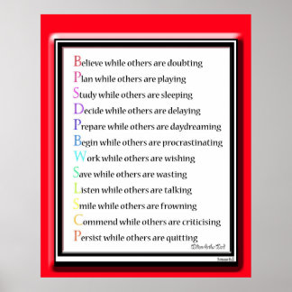 Terwijl anderen ... poster