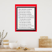 Terwijl anderen ... poster (Keuken)