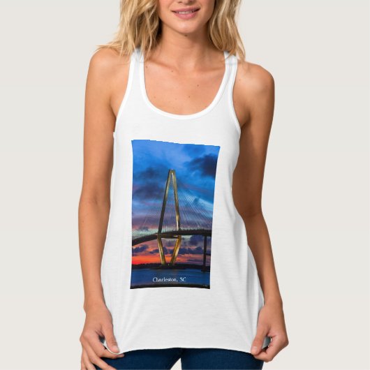 Terwijl de lichten aankomen tanktop (Voorkant)