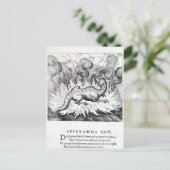 Terwijl de Salamander in brand leeft Briefkaart (Staand voorkant)