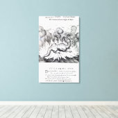 Terwijl de Salamander in brand leeft Canvas Afdruk (Insitu (Houten vloer))