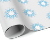 Terwijl de sneeuw vliegt cadeaupapier (Rol Hoek)