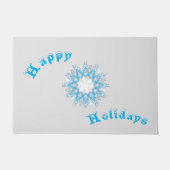 Terwijl de sneeuw vliegt deurmat (Voorkant)