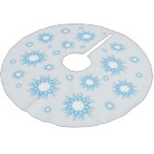 Terwijl de sneeuw vliegt kerstboom rok (Gekanteld)