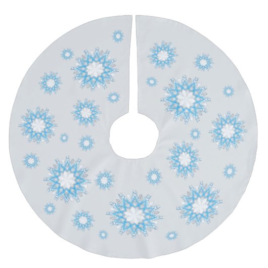 Terwijl de sneeuw vliegt kerstboom rok (Voorkant)