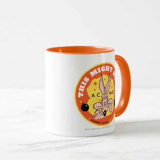 TERWIJL E. COYOTE™ Acme - Dit kan pijn doen Mok (Voorkant rechts)