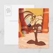 TERWIJL E. COYOTE™ armen gekruist Briefkaart (Voorkant / Achterkant)