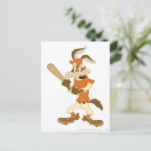 TERWIJL E. COYOTE™ Batter omhoog is Briefkaart (Staand voorkant)
