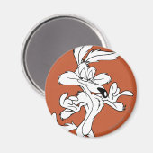 TERWIJL E. COYOTE™ er tevreden uitziet Magneet (Voorkant / Achterkant)