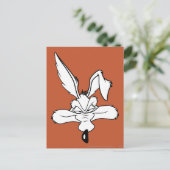 TERWIJL E. COYOTE™ Happy Head Shot Briefkaart (Staand voorkant)