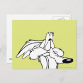 TERWIJL E. COYOTE™ omhoog kijkt Briefkaart (Voorkant / Achterkant)