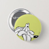 TERWIJL E. COYOTE™ omhoog kijkt Ronde Button 5,7 Cm (Voorkant /achterkant)