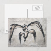 TERWIJL E. COYOTE™ op zijn geluk Briefkaart (Voorkant / Achterkant)