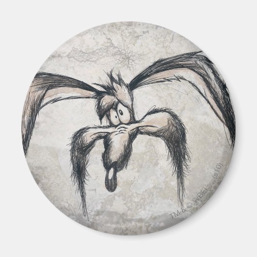 TERWIJL E. COYOTE™ op zijn geluk Magneet (Voorkant)