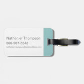 TERWIJL E. COYOTE™ raketten voorbij ROAD RUNNER™ Bagagelabel (Achterkant horizontaal)