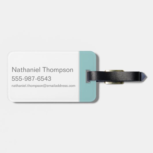 TERWIJL E. COYOTE™ raketten voorbij ROAD RUNNER™ Bagagelabel (Achterkant horizontaal)