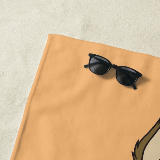 TERWIJL E. COYOTE™ Staande groot Strandlaken (In situ)