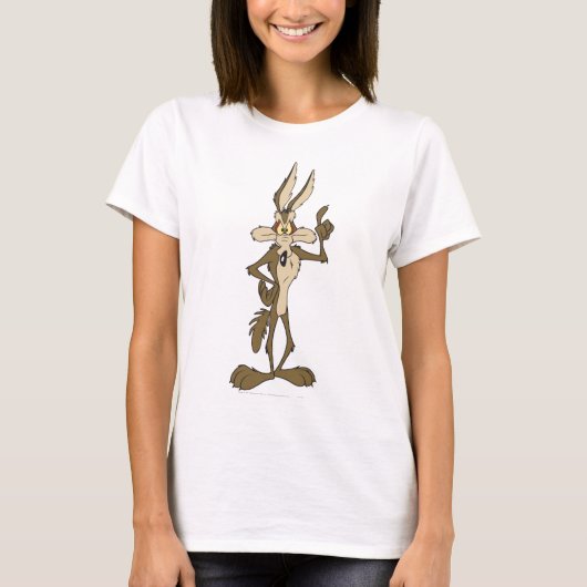 TERWIJL E. COYOTE™ Staande groot T-shirt (Voorkant)