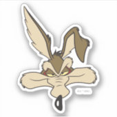 TERWIJL E. COYOTE™ tevreden hoofd schot Sticker (Voorkant)