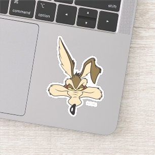 TERWIJL E. COYOTE™ tevreden hoofd schot Sticker
