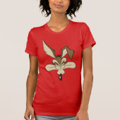 TERWIJL E. COYOTE™ tevreden hoofd schot T-shirt (Voorkant)