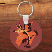 TERWIJL E. COYOTE™ zich voorbereidt op hardlopen Sleutelhanger (Voorkant)