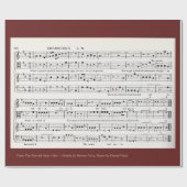 "Terwijl herders hun kuddes 's nachts zagen" Cadeaupapier (Vlak)