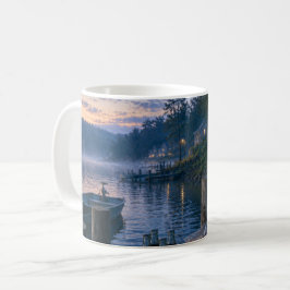 Terwijl het meer stil was koffiemok