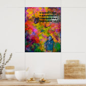 Terwijl het wachten op Thee Poster (Keuken)