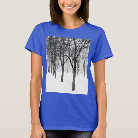 terwijl ik de kant van bomen kies t-shirt (Voorkant)