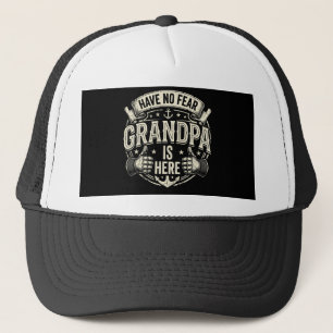 Terwijl ik geen angst heb Opa is hier Trucker Pet