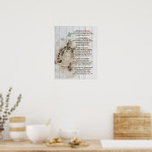 Terwijl ik in de hemel zit, schilderen herinnering poster (Keuken)