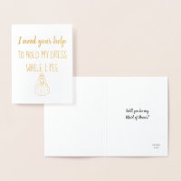 Terwijl ik plaag | Funny Bridesmaid of Maid of Hon