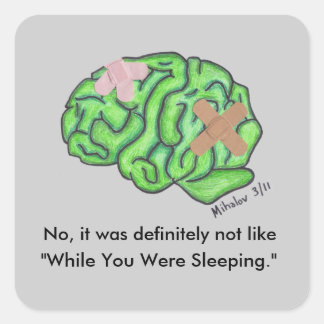 "Terwijl je sliep" stickers