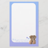 Terwijl je weg was briefpapier (Voorkant)