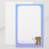 Terwijl je weg was briefpapier (Voorkant / Achterkant)