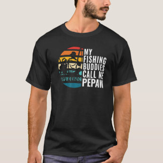 Terwijl mijn vismaatjes me Pepaw Visser noemen Fa T-shirt