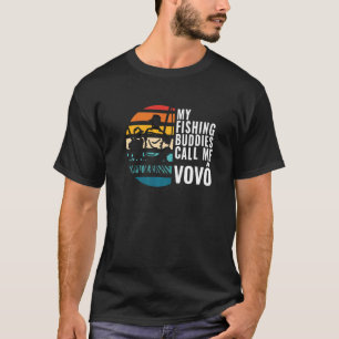 Terwijl mijn visvrienden me Vovo Visser Vet noemen T-shirt