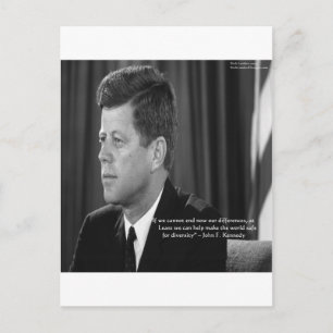 Terwijl wij ons inspannen om onze verschillen te o briefkaart