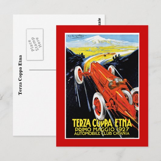 Terza Coppa Etna Briefkaart (Voorkant / Achterkant)