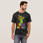 Tes Test Day Teacher Testing Squad Unicor T-shirt (Voorkant volledig)
